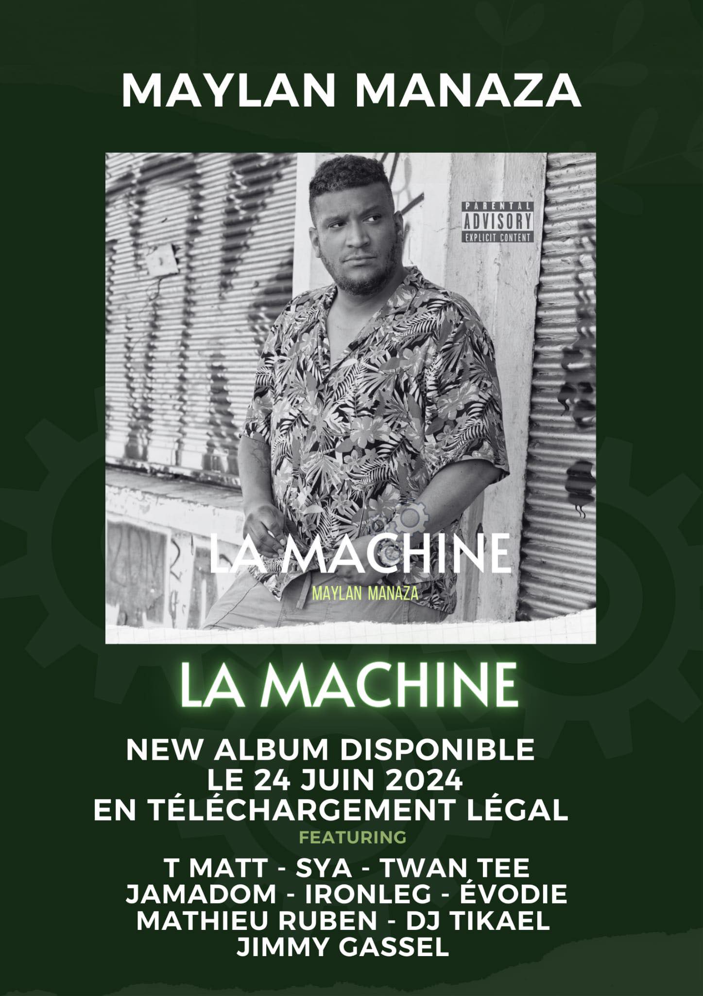 Maylan Manaza l’album « La Machine »