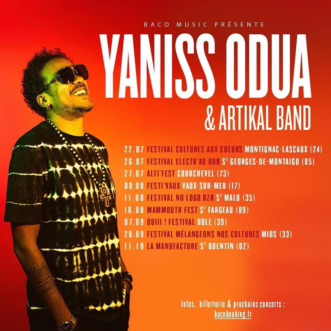 Yaniss Odua & Artikal Band en concert
